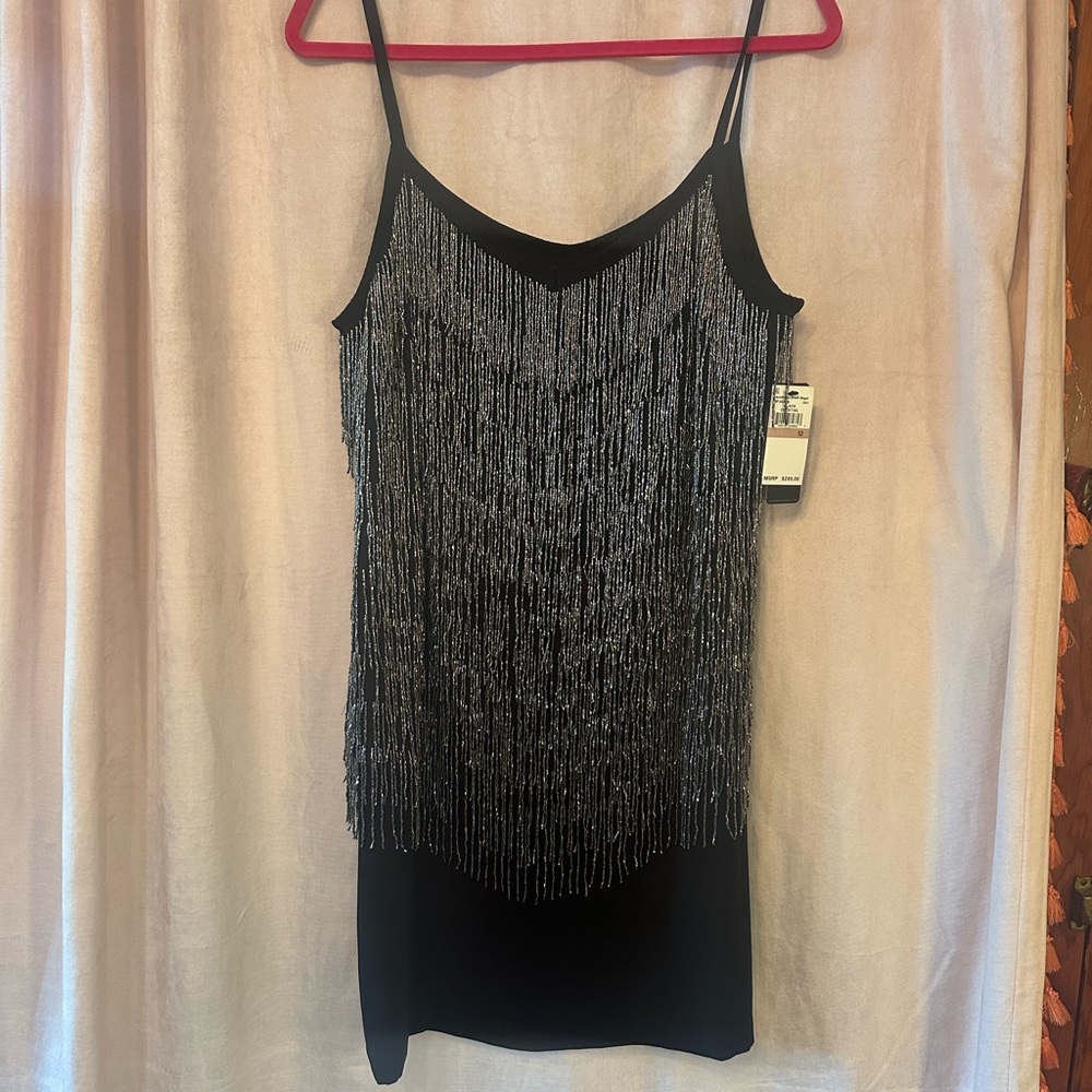 Laundry Shelli Segal beaded flapper dress